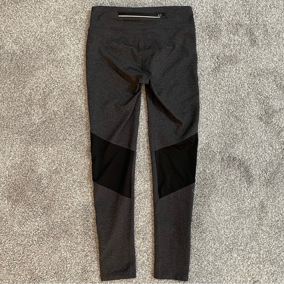 Rabbit Women's Size SM Activewear Running Gray Zip Ankle 26 x 25 Leggings - Picture 11 of 13